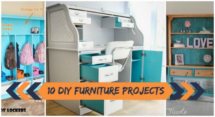 10 DIY Furniture Projects, Hacks and Makeovers