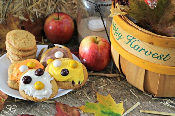 Fall Harvest Apple Pecan Cookies | Scrappy Geek