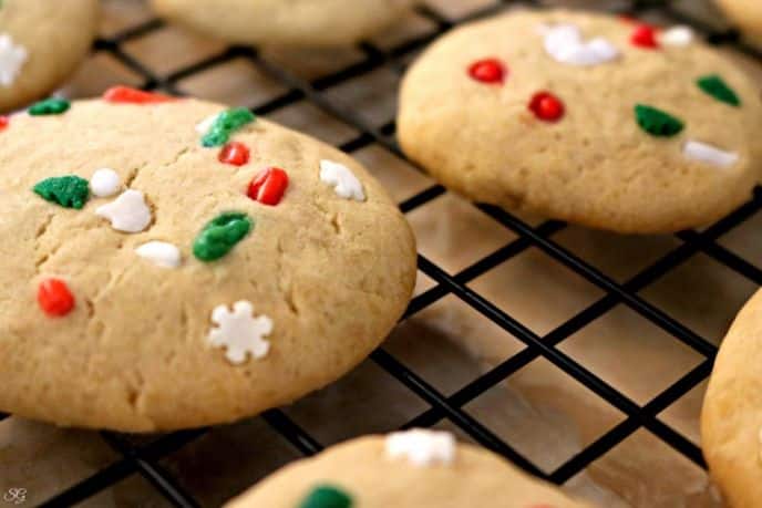 Easy three ingredient holiday cookies