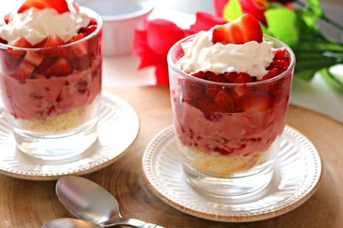 Valentine's Day Strawberry Trifle Recipe