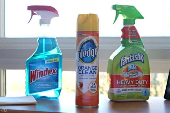Holiday cleaning supplies
