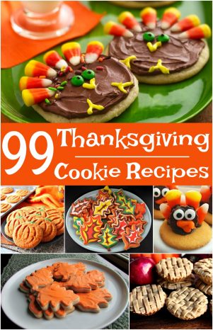 99 Thanksgiving Cookie Recipes | Scrappy Geek