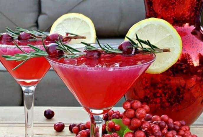 cranberry lemon cocktail