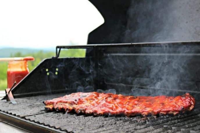Bud Light Lime BBQ Sauce on Grilled Ribs - Scrappy Geek