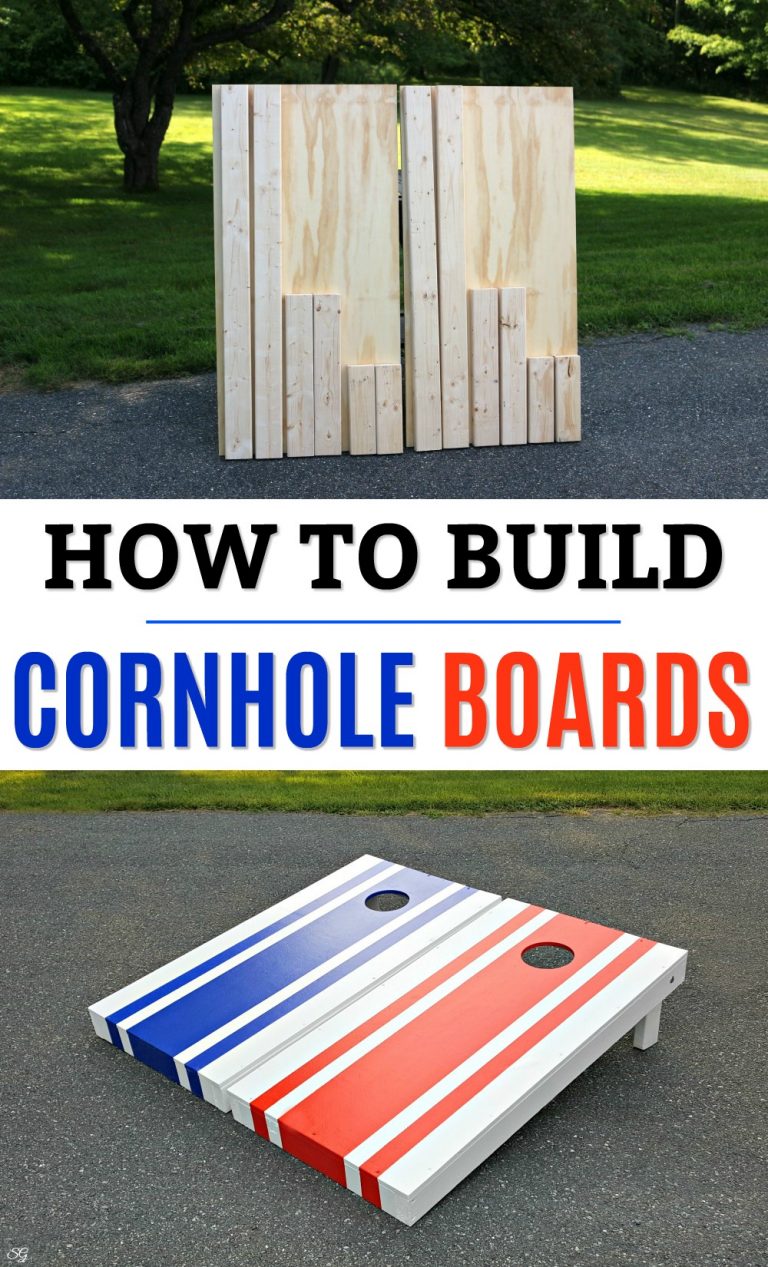 How To Make Cornhole Boards | Scrappy Geek