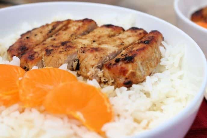 Grilled Curry Pork Chops