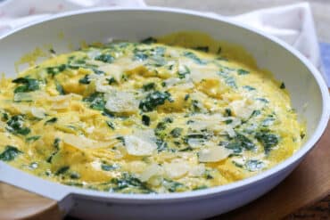 spinach frittatas