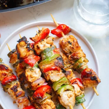 grilled-chicken-on-a-skewer